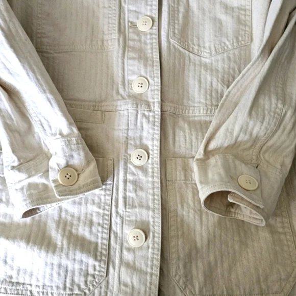 Women's Cream Jacket - Picture 6 of 12